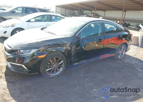 2020 Honda Civic Ex-L z USA, uszkodzony, nr VIN 19XFC1F70LE008073